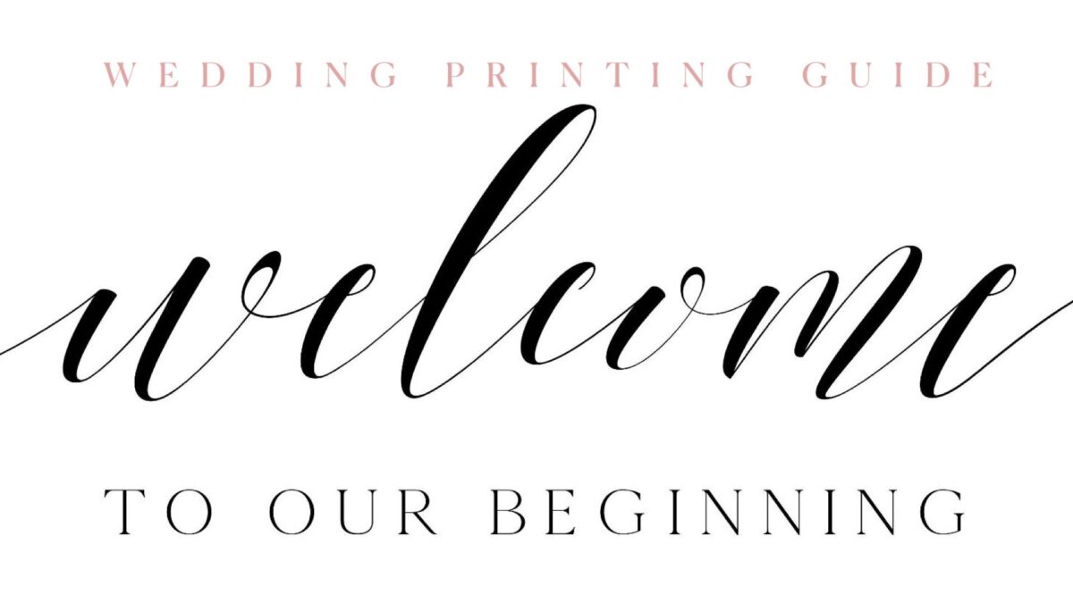 Wedding Stationery & Printed Items, Complete Checklist